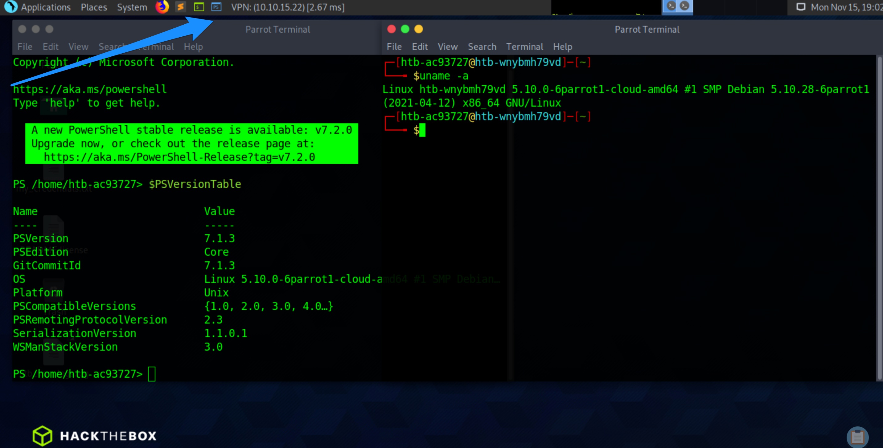 PowerShell 终端示例