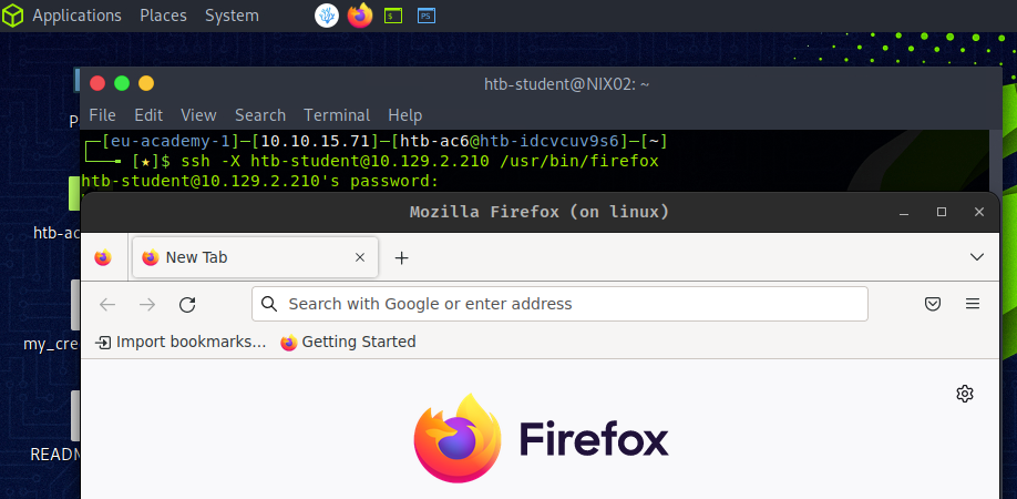 SSH X11 转发后的远端 Firefox 窗口在客户端显示
