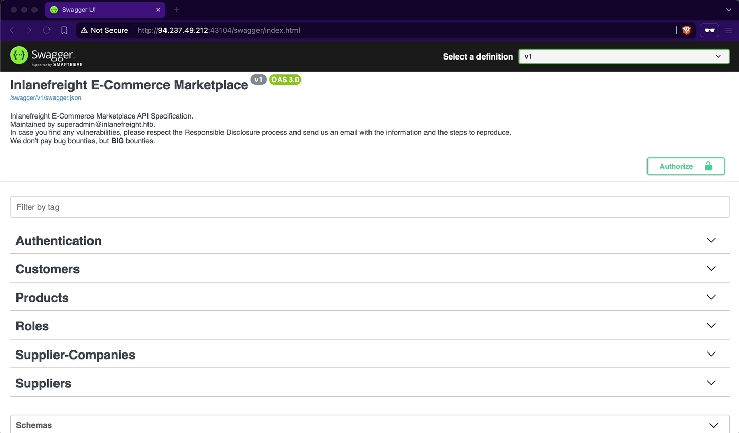 GIF showcasing the usage of Swagger UI to send a request to an API call.